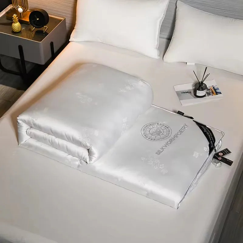 Edredão de Seda Aurene para Inverno com Núcleo de 5kg e Recheio de Seda de Amoreira