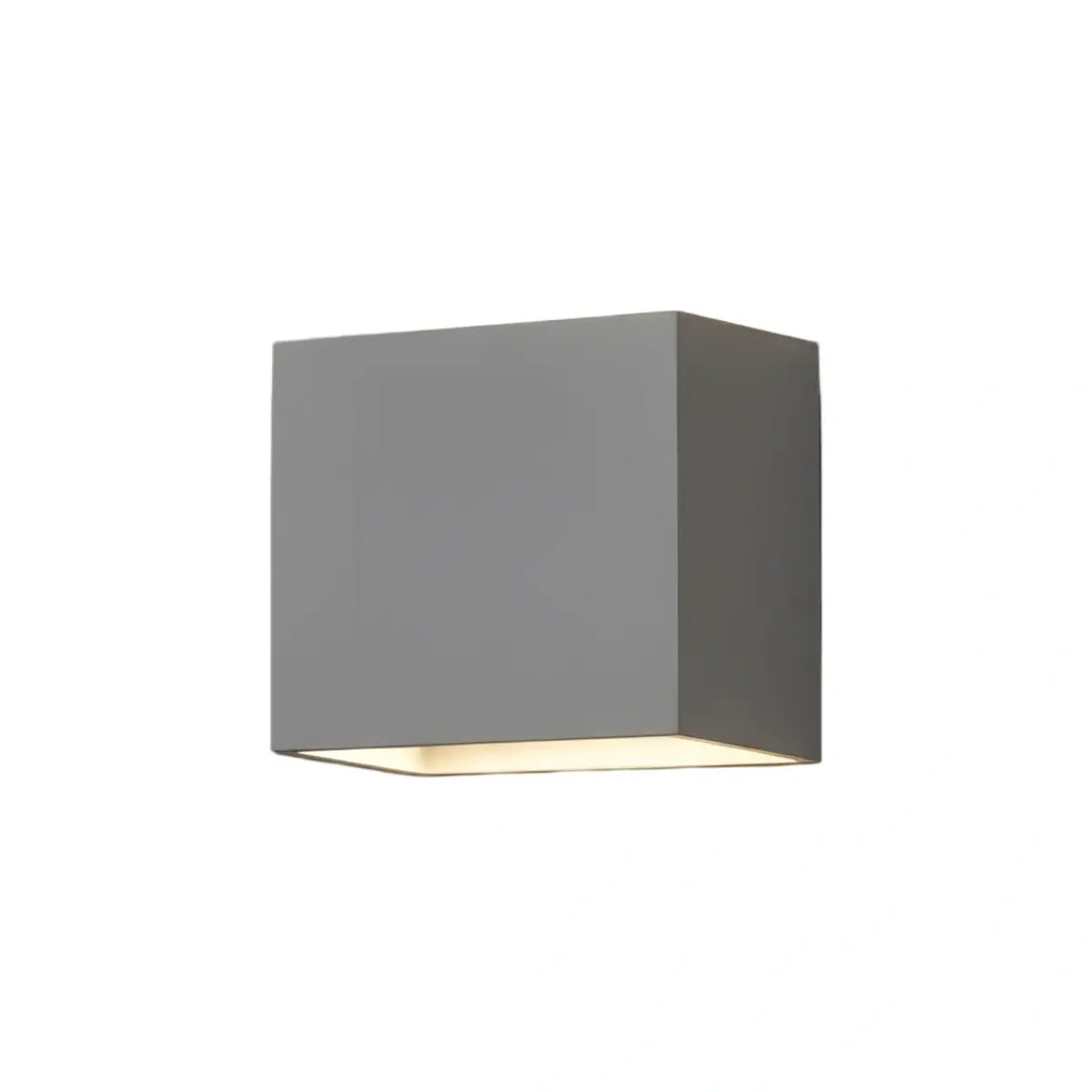 Modern Outdoor Wall Light - Metal Design in Black/White/Grey for Corridor - Flindria