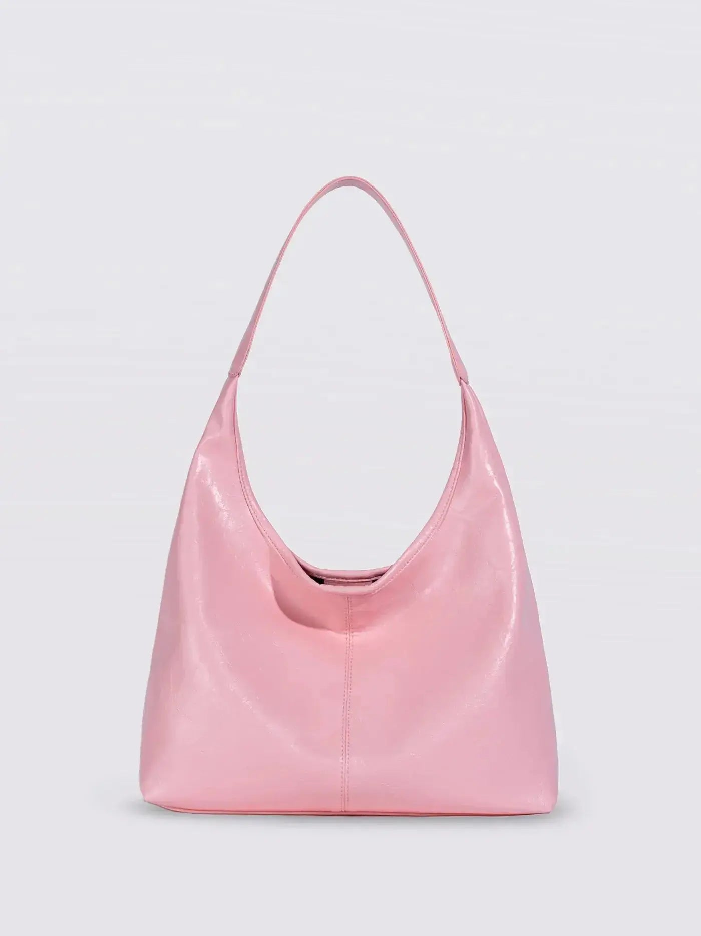 Saco de couro vintage envelhecido — inclui estojo de cosméticos