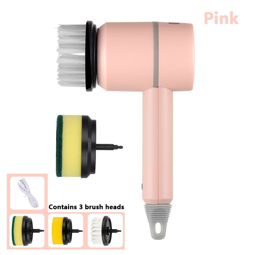 Elektrische 3-in-1-USB-Reinigungsbürste — rotierender Schrubber