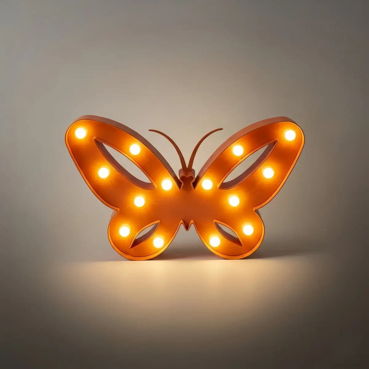 Art Deco růžová stolní lampa – ABS motýlkový design do ložnice – Flindria