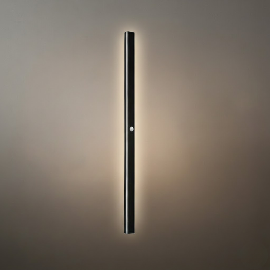 Minimalist Sensor Wall Lamp – Waterproof Linear for Courtyard - Flindria