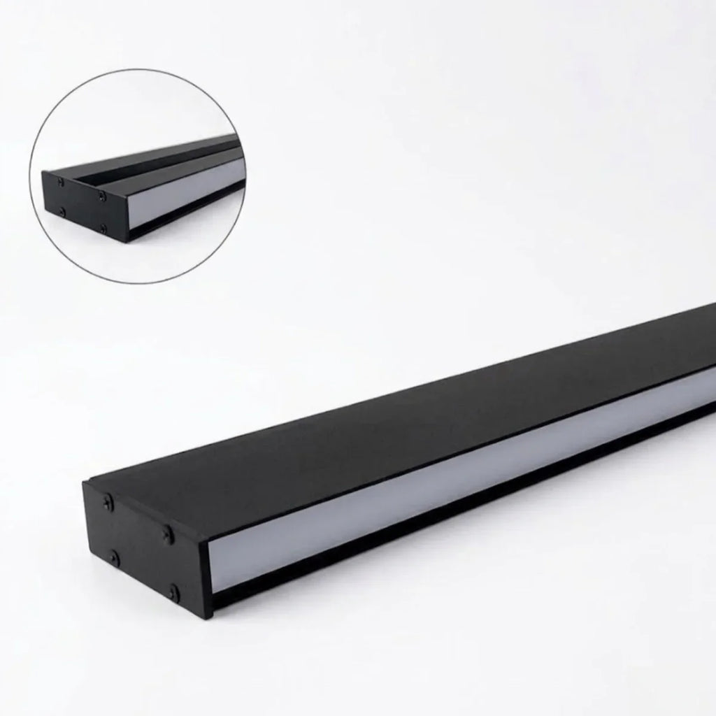 Minimalist Sensor Wall Lamp – Waterproof Linear for Courtyard - Flindria