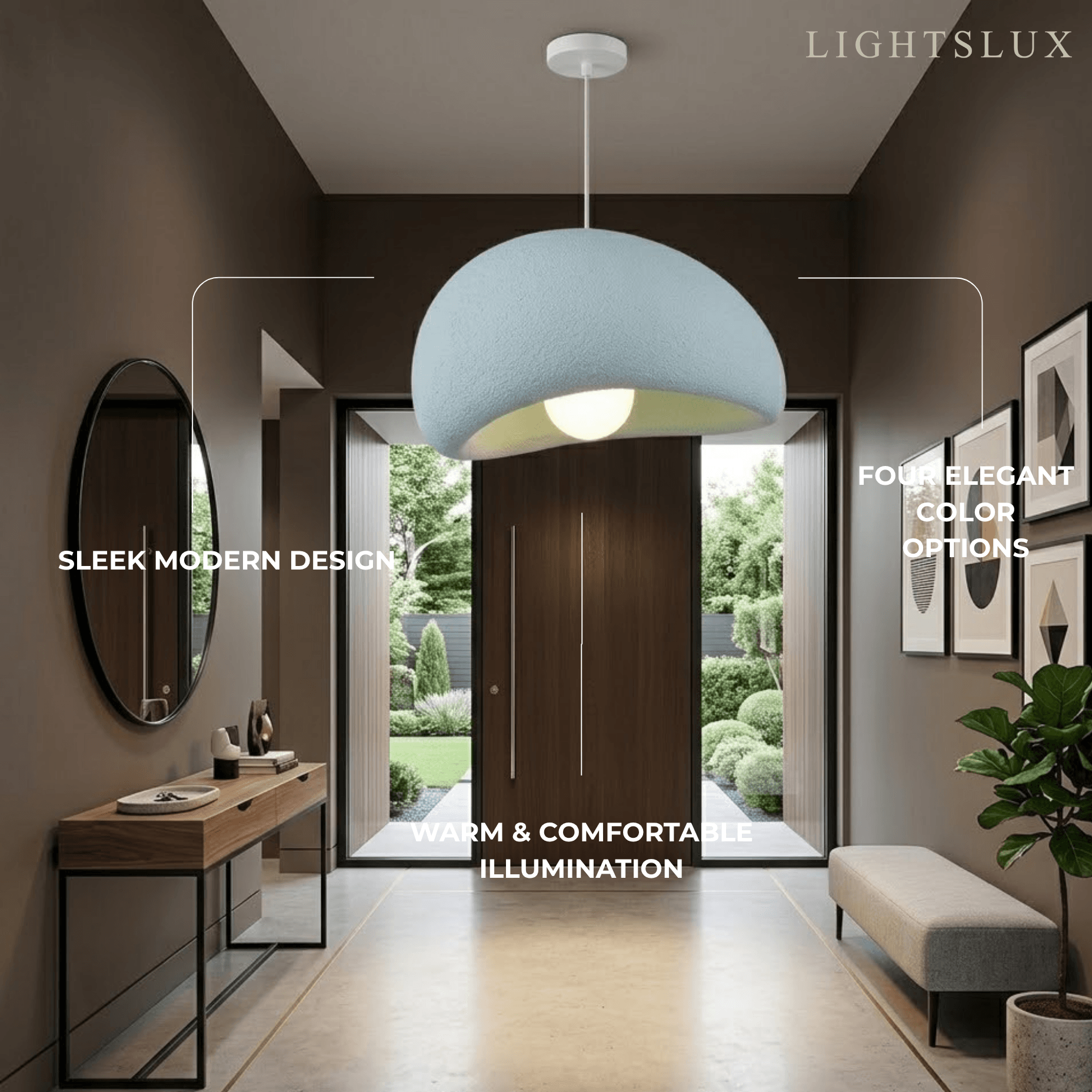 Modern LED Pendant Light - Metal for Dinning Room - Flindria