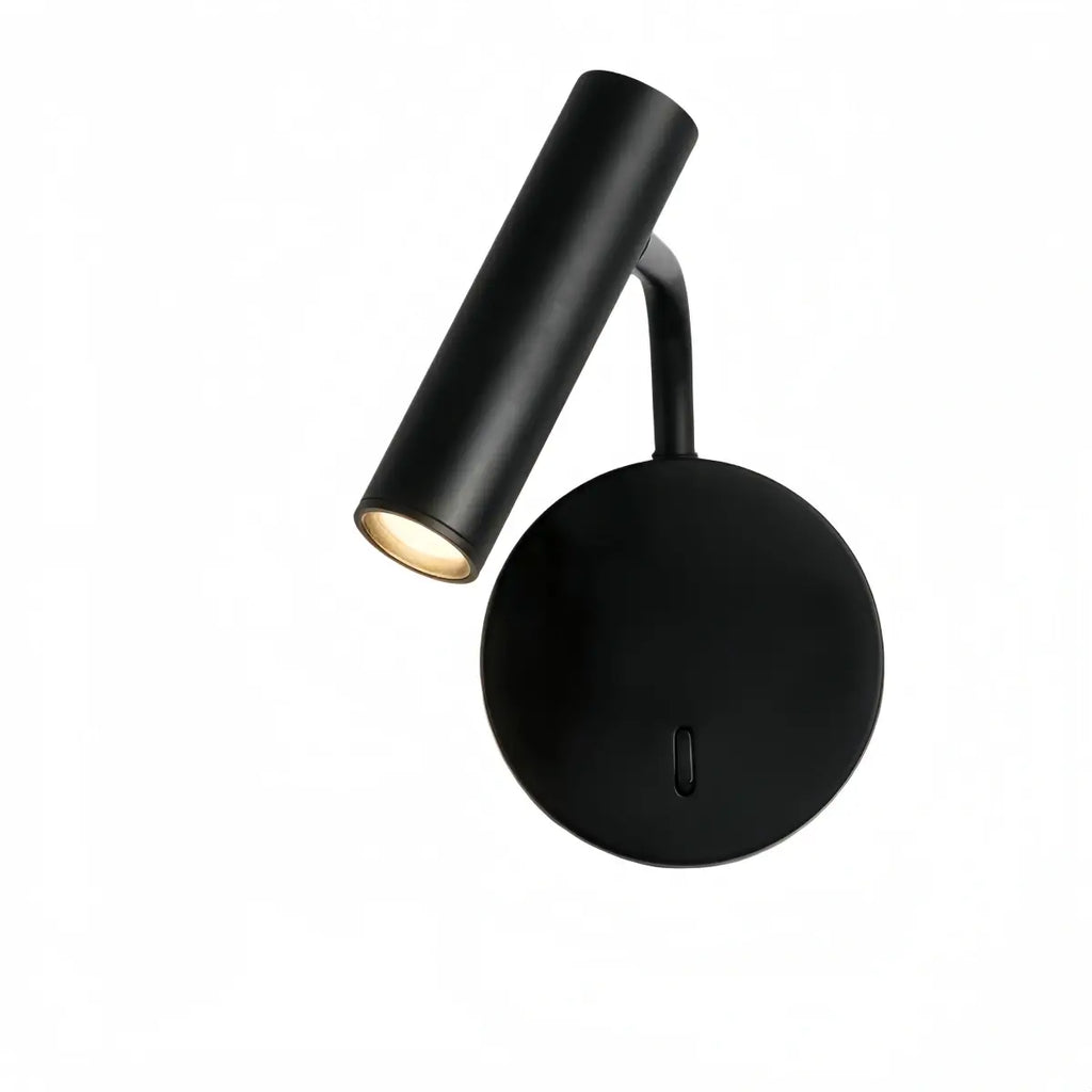 Modern Metal Wall Lamp - Black/Gold Dual Finish for Bedroom/Living Room - Flindria