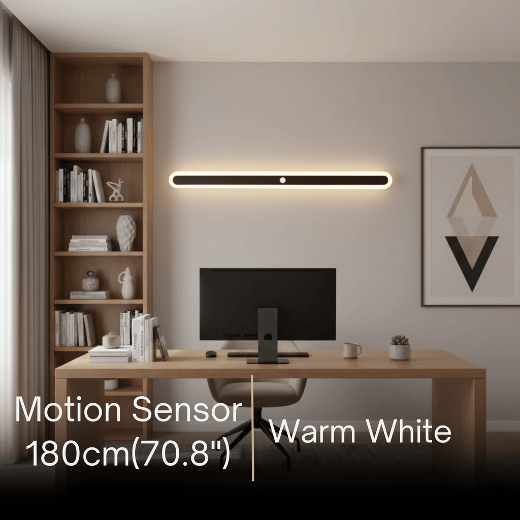 Modern Linear Outdoor Wall Lamp –  Sensor Light for Indoor/Outdoor - Flindria