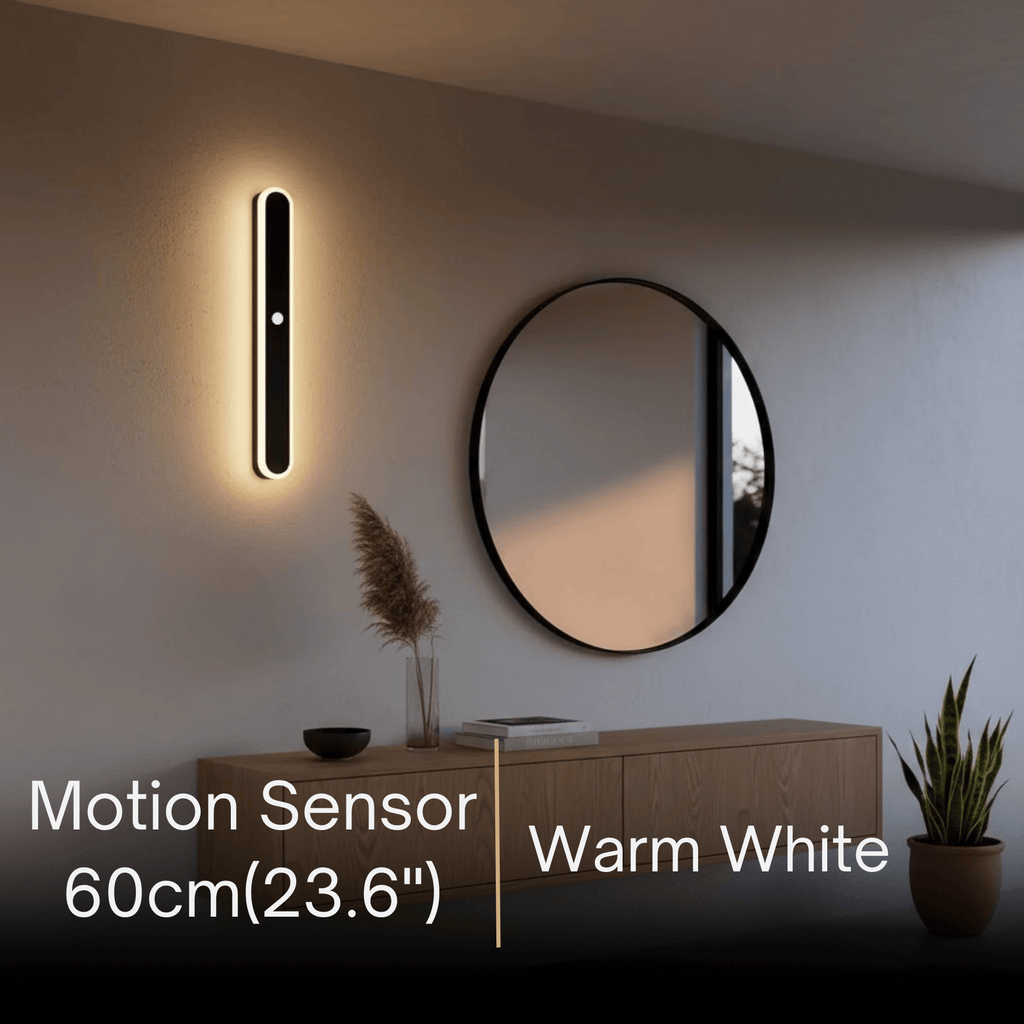 Modern Linear Outdoor Wall Lamp –  Sensor Light for Indoor/Outdoor - Flindria