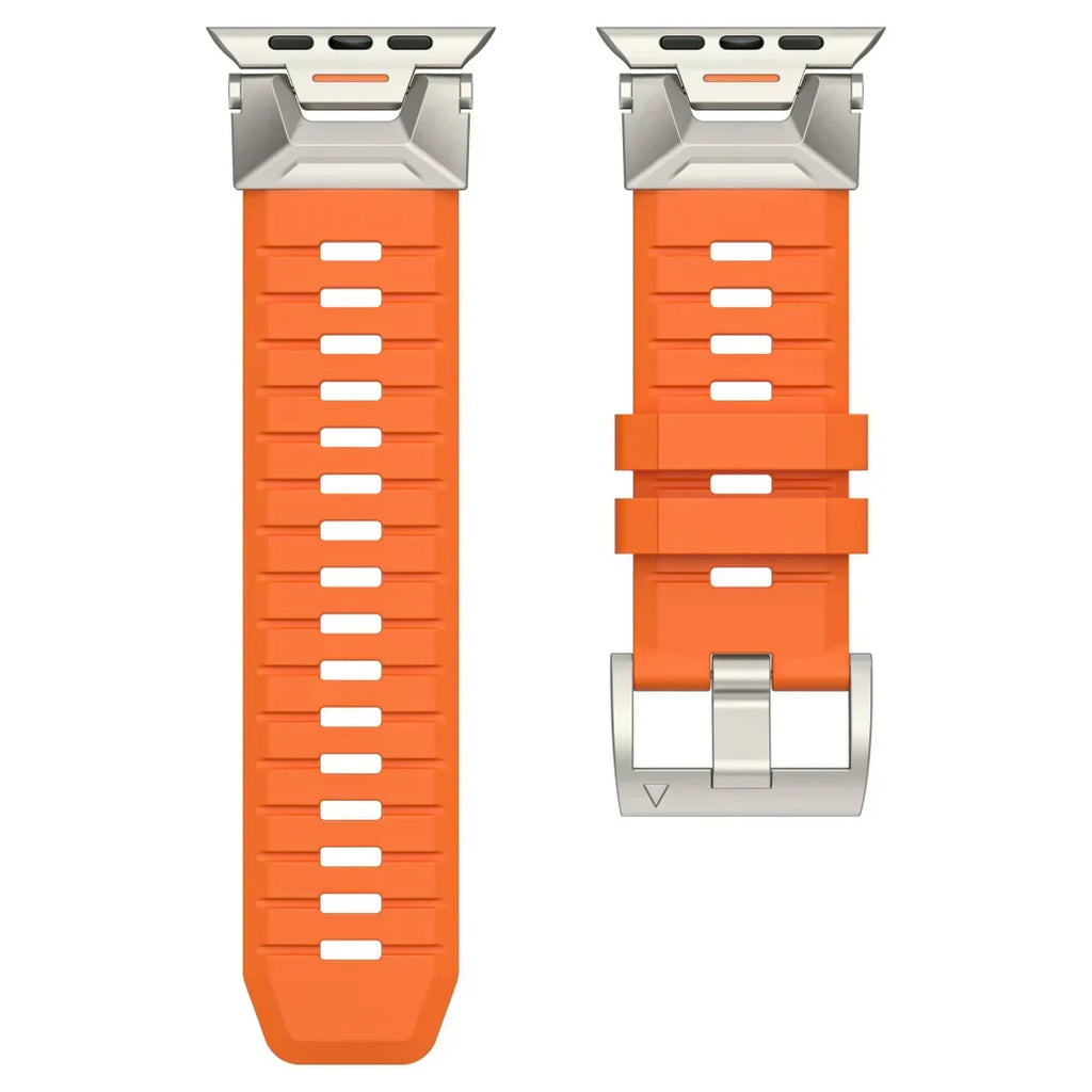 Fluorkautschuk-Ersatzarmband für die Apple Watch — Verstellbar auf 130–230mm