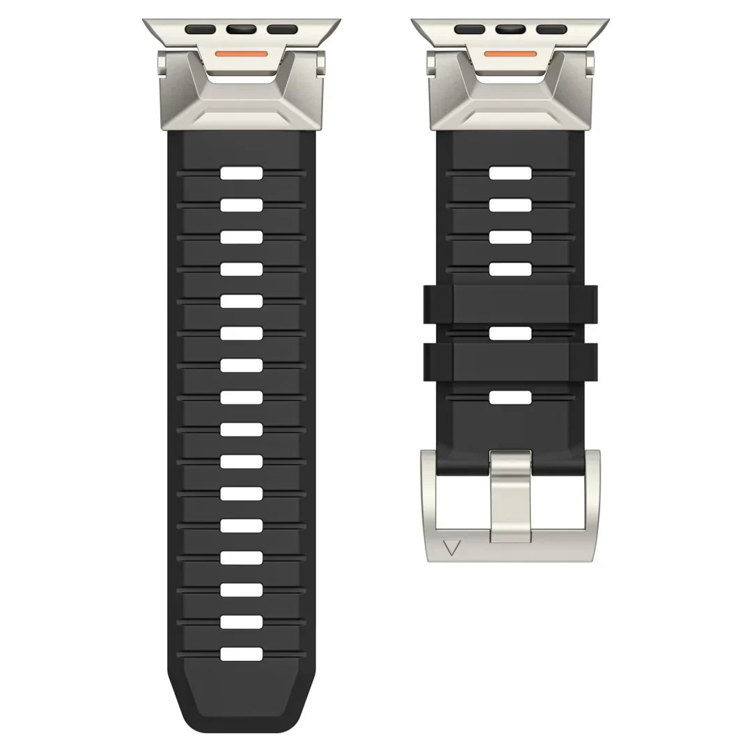 Fluorkautschuk-Ersatzarmband für die Apple Watch — Verstellbar auf 130–230mm