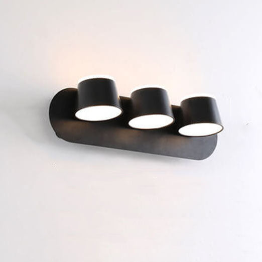 Nordische drehbare LED-Zylinder-Wandleuchte — 1/2/3-flammig