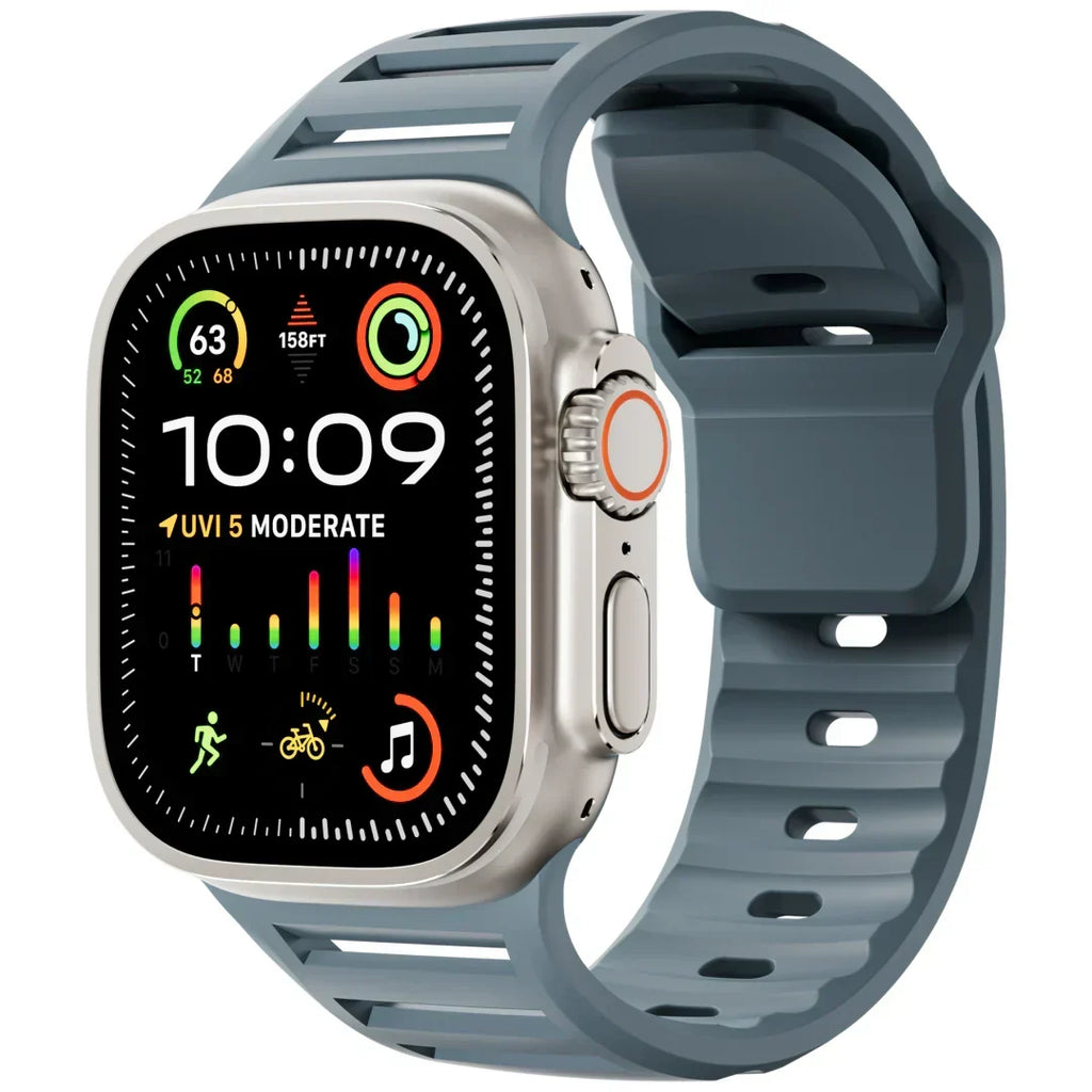 Sportarmband aus Silikon für die Apple Watch — atmungsaktives, flexibles Design