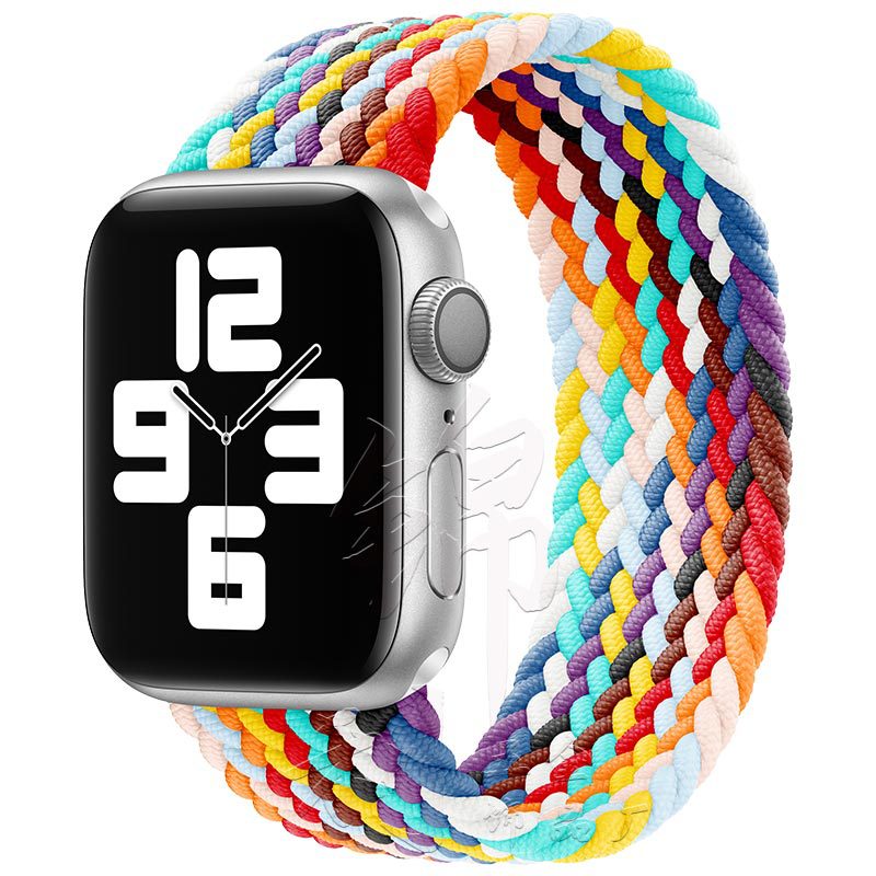Geflochtenes Solo Loop Armband — zum Überstreifen für die Apple Watch