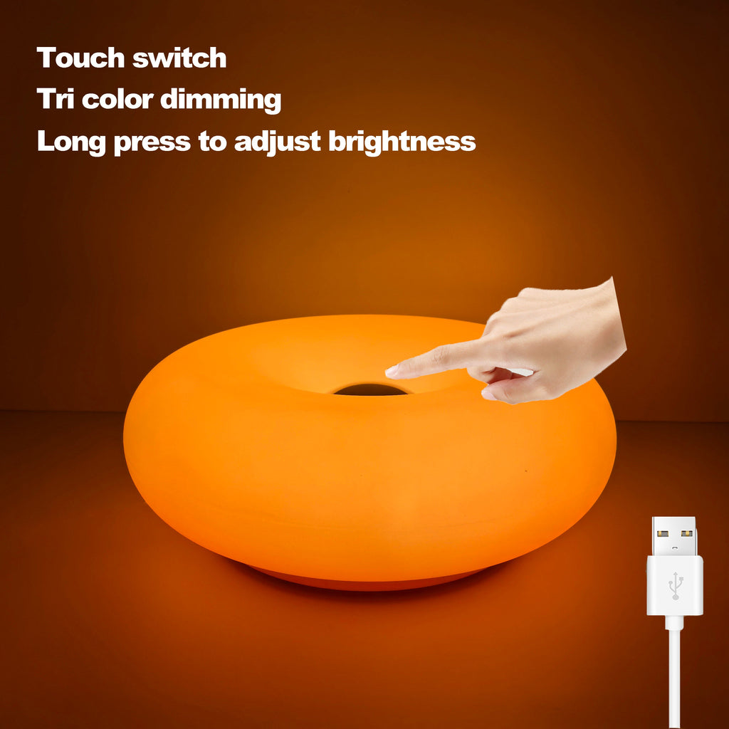 Lampe de table tactile USB — Éclairage RGB à 16 couleurs avec intensité réglable
