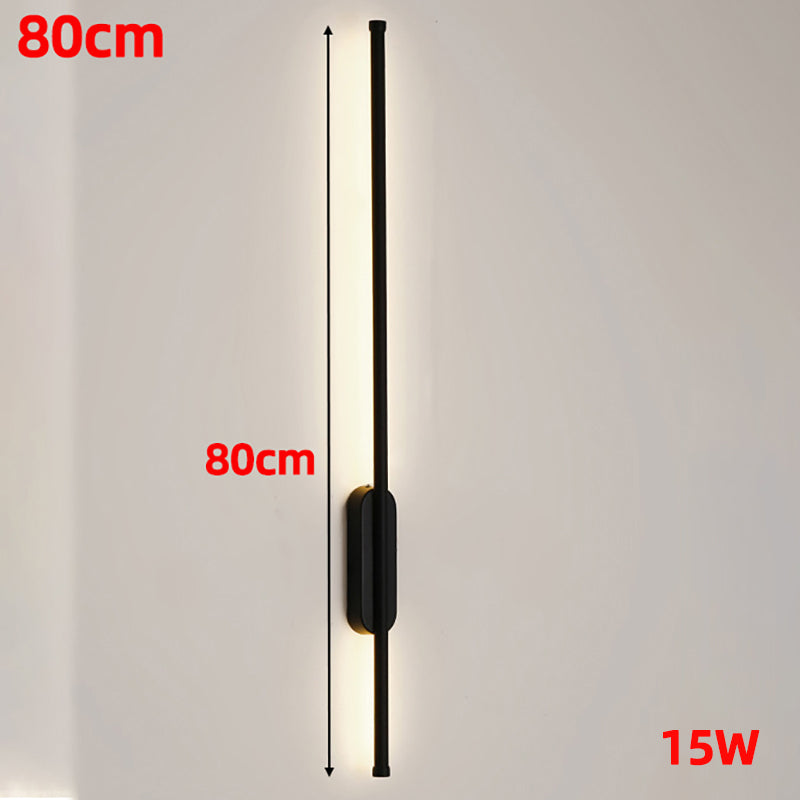 Lampă de perete LED modernă nordică — corp liniar de 60cm/80cm