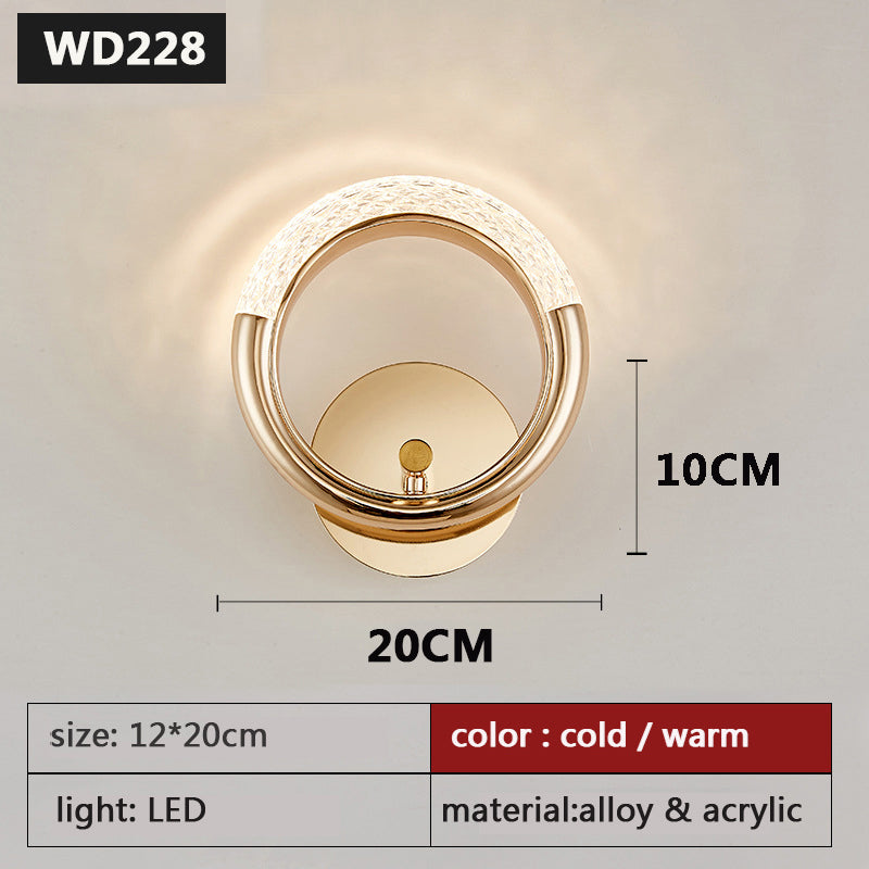 Lampada da parete nordica – Applique da interno moderna ed elegante
