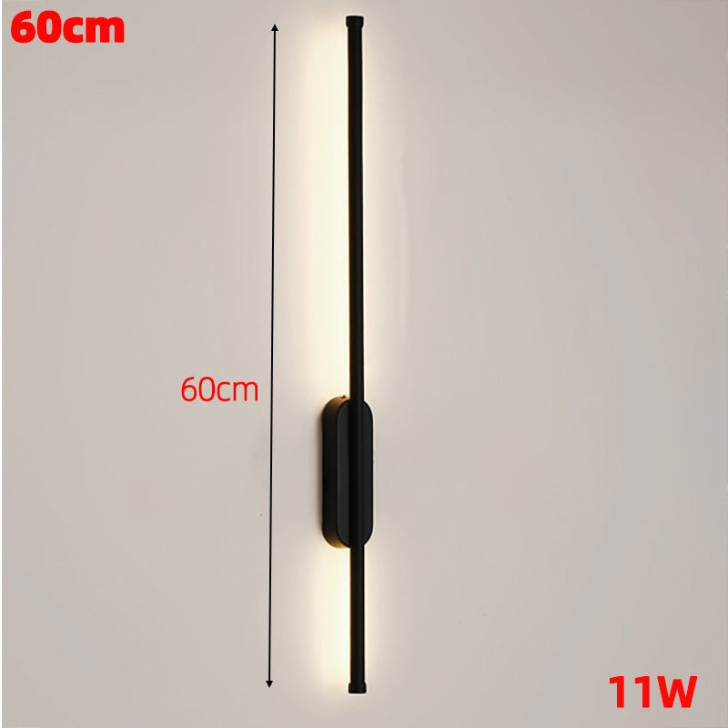 Lampă de perete LED modernă nordică — corp liniar de 60cm/80cm