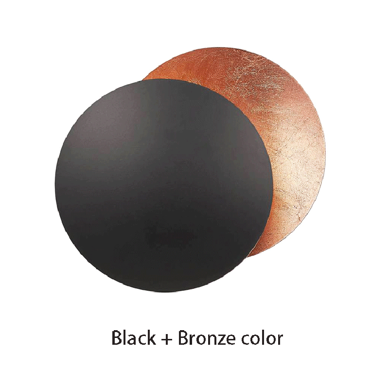 Nordic Vintage Solar Eclipse Wall Lamp – Energy-Efficient LED