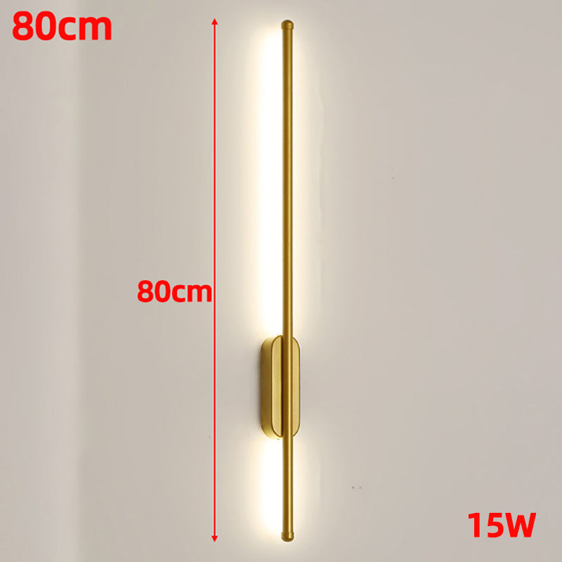 Lampă de perete LED modernă nordică — corp liniar de 60cm/80cm