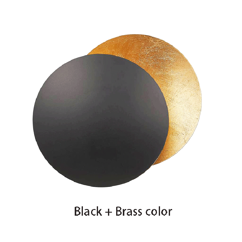Nordic Vintage Solar Eclipse Wall Lamp – Energy-Efficient LED