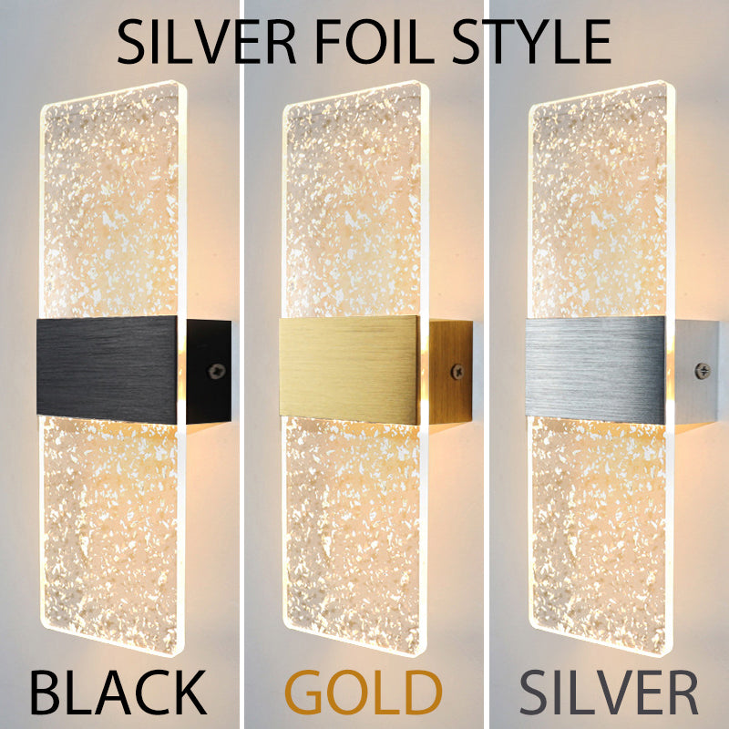 6W moderne LED-væglampe i akryl - nordisk væglampe