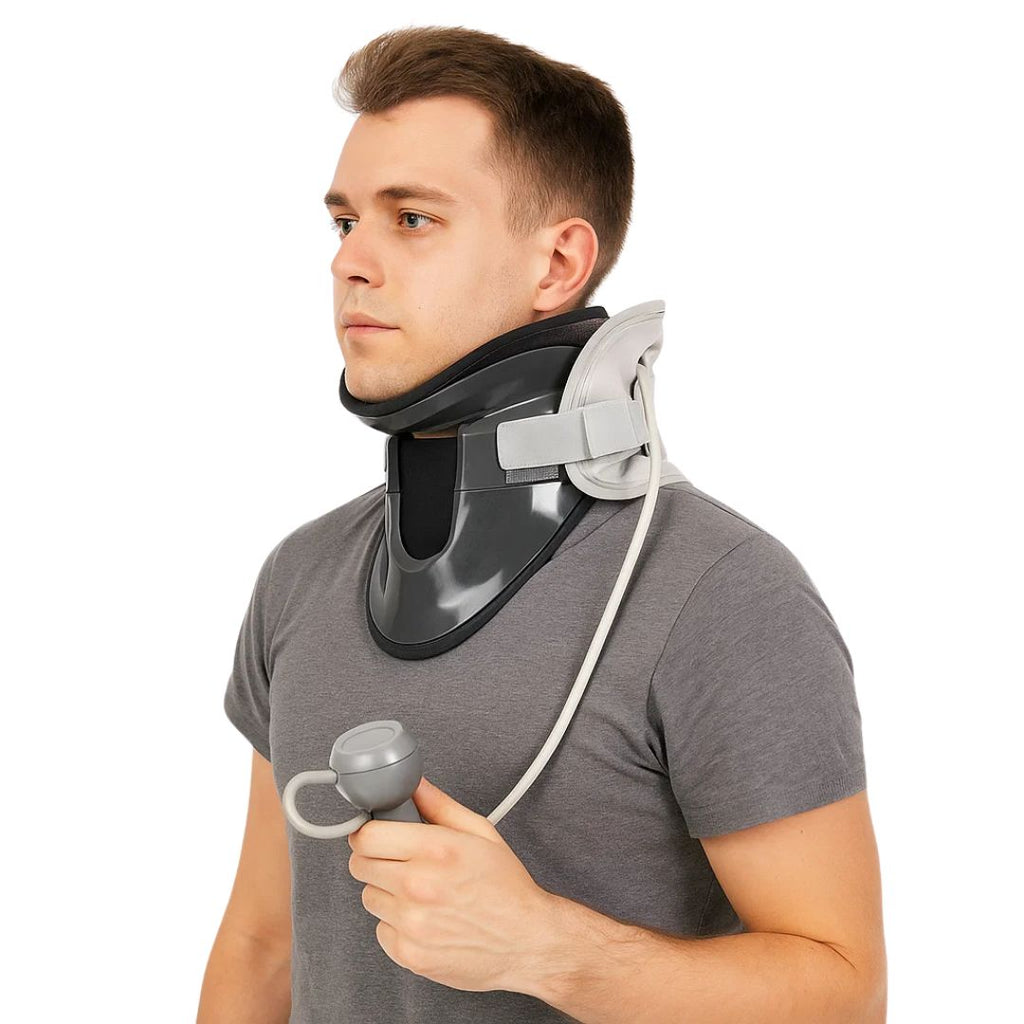 Collare di supporto cervicale Aurelia — Design per la trazione cervicale, decompressione spinale, allineamento posturale