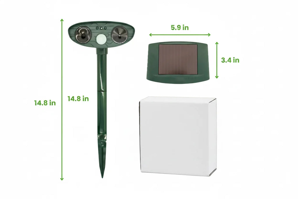 Solar Powered Garden Pest Repeller