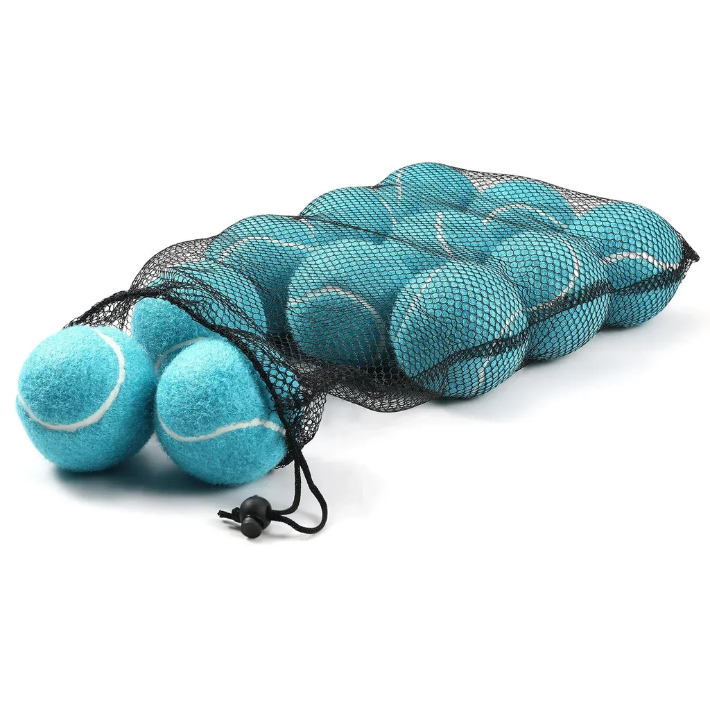 MeshMaster praktische tennisballen — trainingsset van 12 stuks