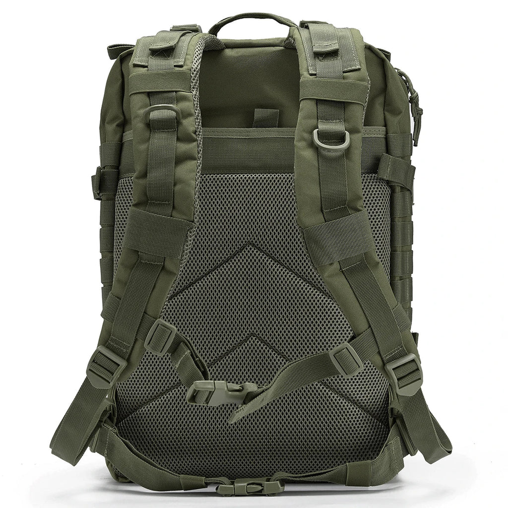 Rucsac tactic MOLLE de 45L — capacitate mare, suporturi pentru pahare
