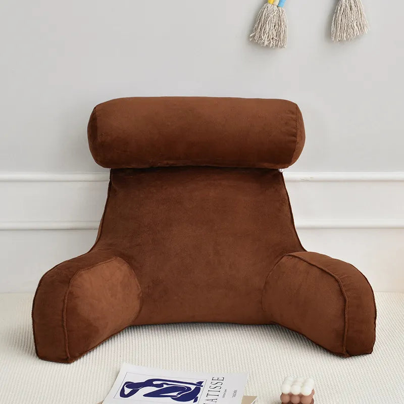 Cuscino ergonomico da lettura — braccioli, poggiatesta, supporto lombare