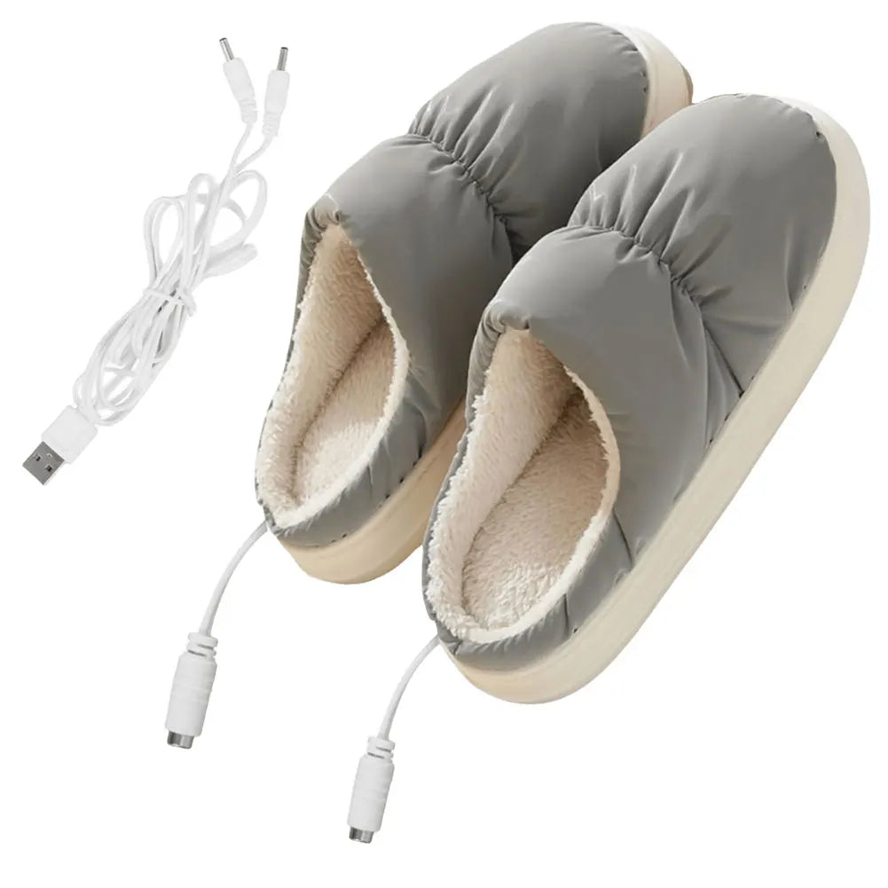 WarmStride Heated Slippers — Thick Design, 3 Heat Levels