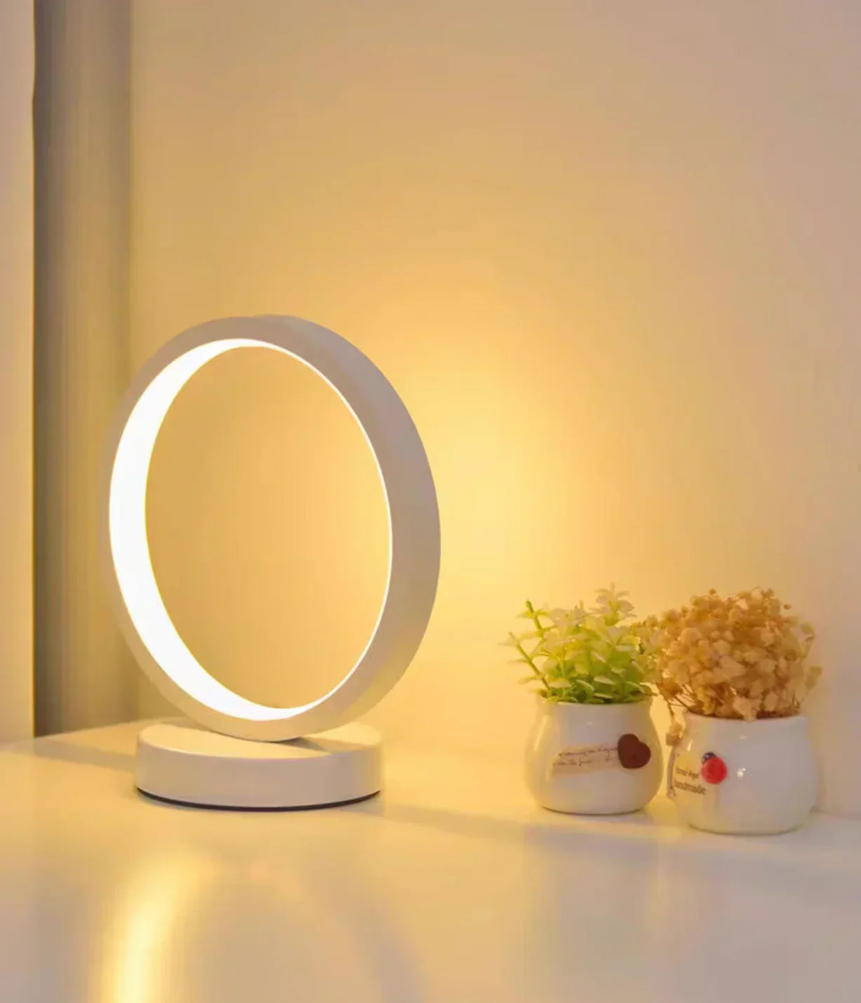 Contemporary LED Ring Desk Lamp For Energy Efficient Lighting
