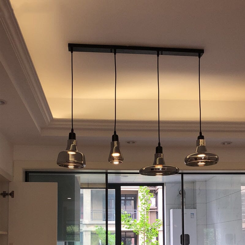 LumiNova Pendelleuchten mit Glas für zeitgemäße Loft-Wohnzimmer