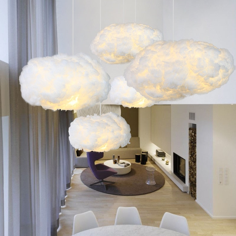 Cloud Lighting Lamp — měkké rozptýlené světlo, design ve tvaru oblaku