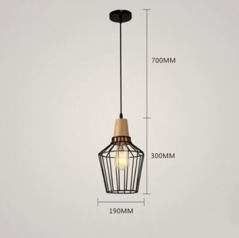 AstraLume Verstellbare Pendelleuchten mit Vintage-Eisen-Finish