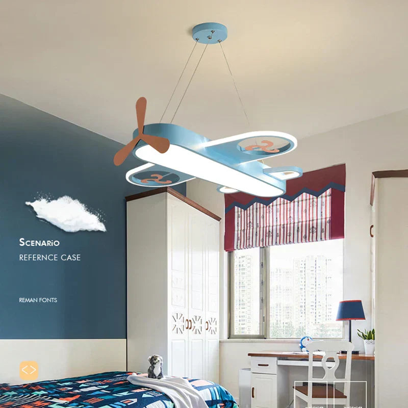AeroLite Junior Flugzeug-Deckenleuchte Dekor für Kinderzimmer