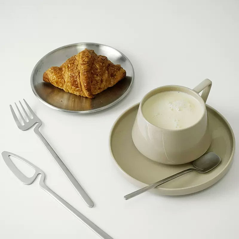 Ensemble de couverts squelette Sato — Design cuillère en acier inoxydable 304