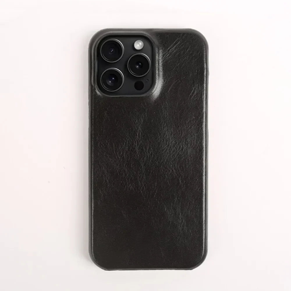 THE EXECUTIVE iPhone-Hülle aus echtem Leder — von Hand veredelt