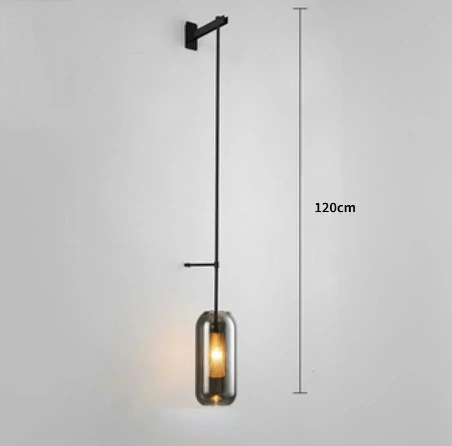 Colección de lámparas de pared Aurore - Una luz E27, pantalla hacia arriba y abajo