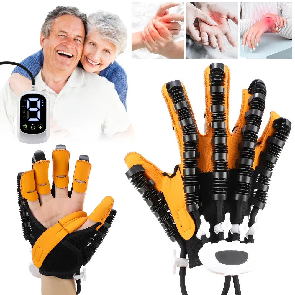 Intelligent Robotic Hand Glove — 4 Operating Modes, 9 Adjustable Pressure Levels, Rechargeable Battery
