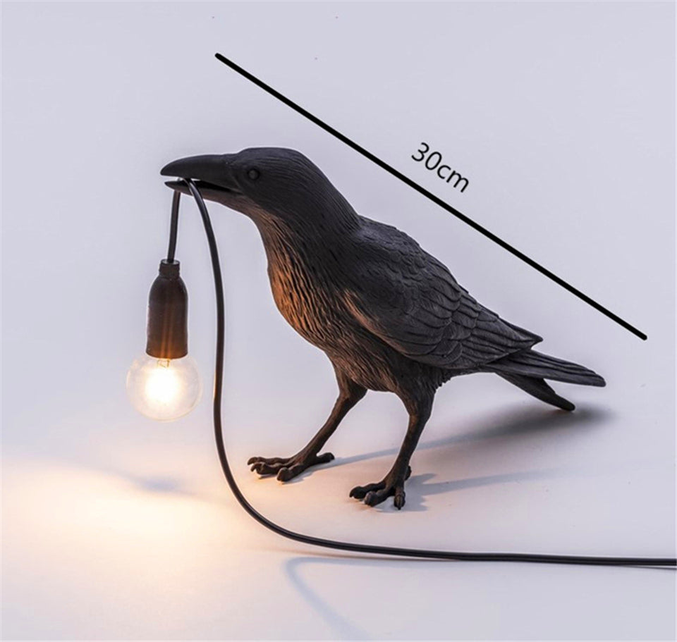 Fuglelampen — elegant LED-væglampe med yndefuldt fugledesign