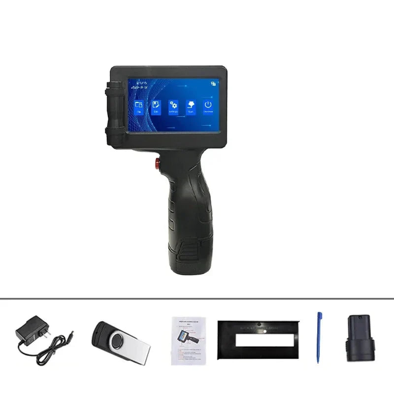 Tragbarer Handheld-Tintenstrahldrucker – Druck auf mehreren Oberflächen