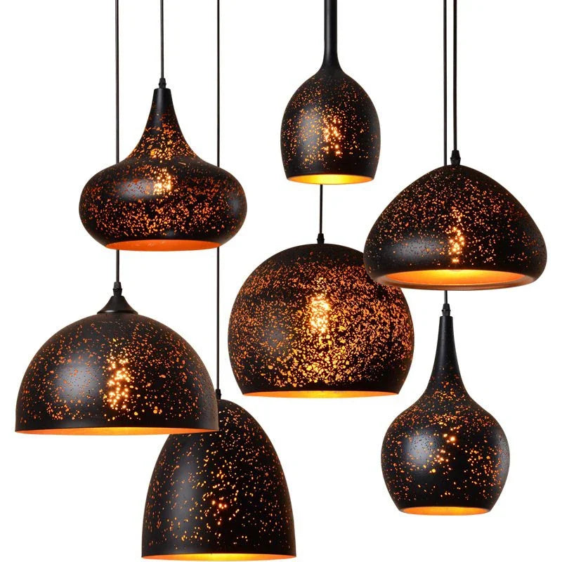 Vastre Retro Iron Pendant Light For Scandinavian Loft Living