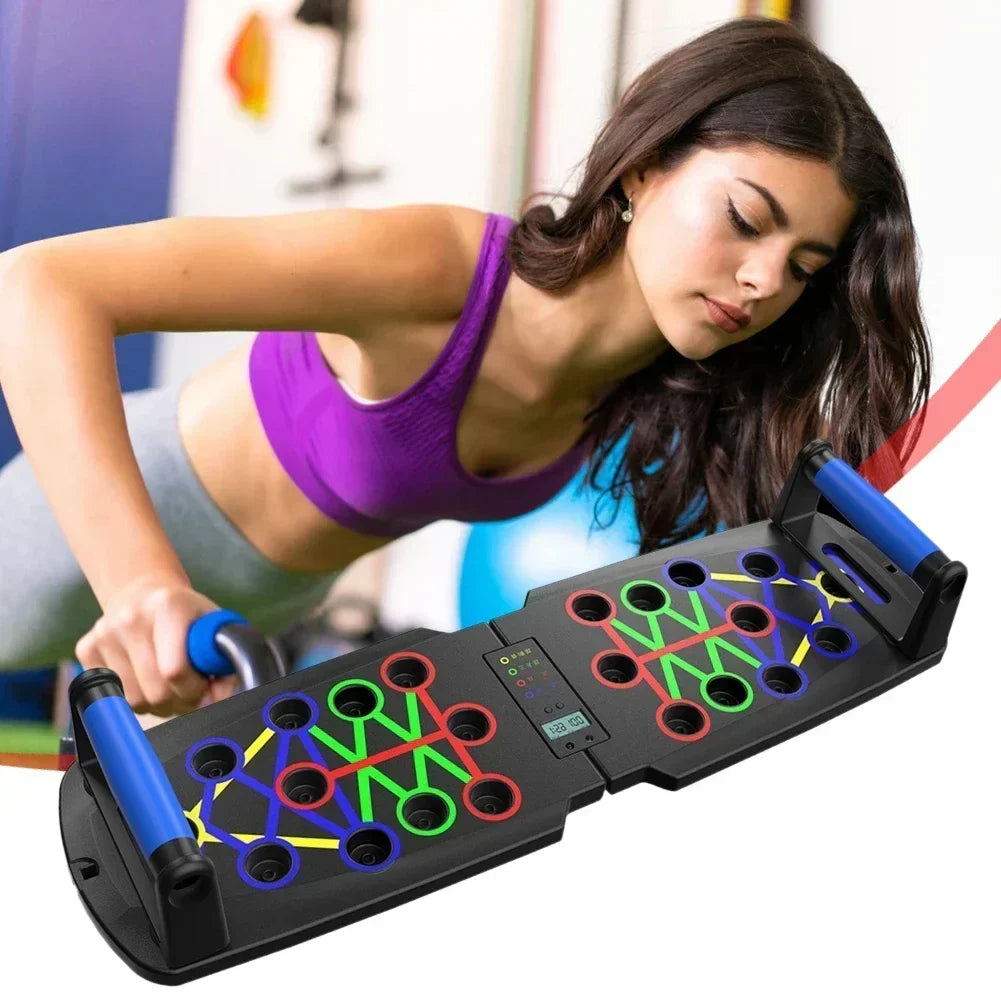 30-in-1-Digital-Liegestützbrett — Einstellbarer Ganzkörpertrainer