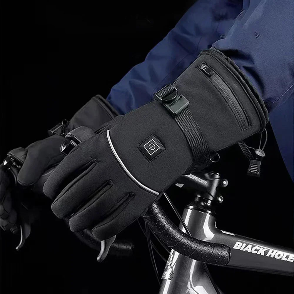 Verwarmde motorhandschoenen — waterdichte, oplaadbare thermische handschoenen met touchscreenbediening