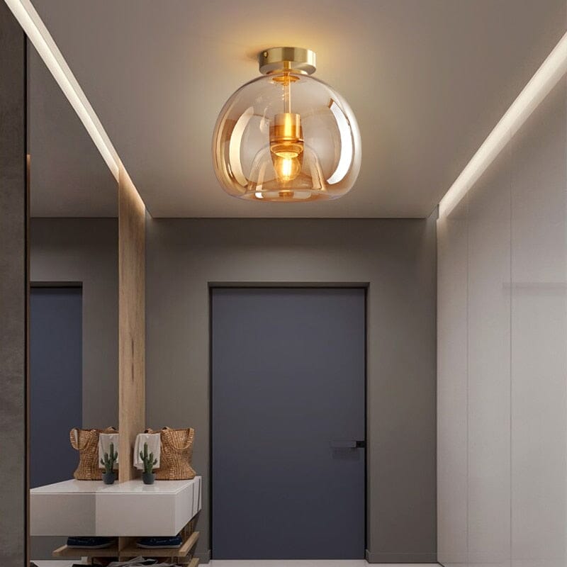 CelestiaNova Glass Sphere Wall Light For Your Living Room