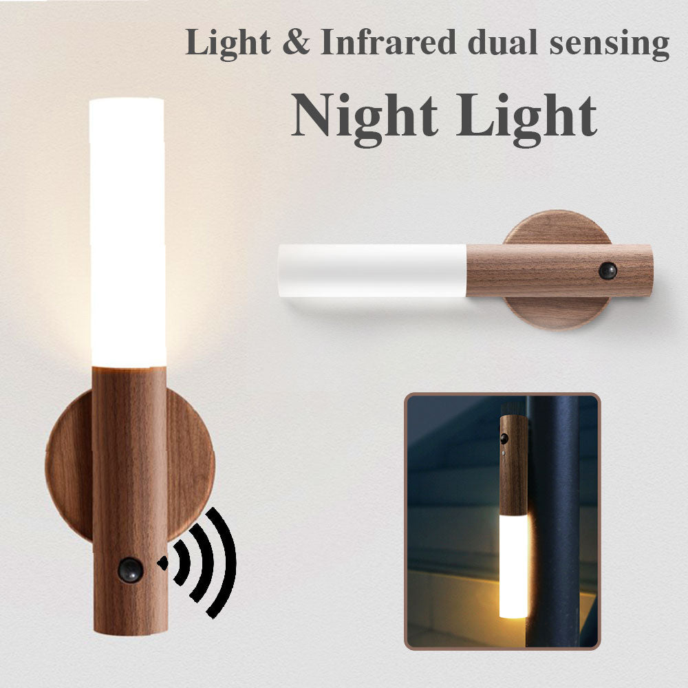 Moderne wiederaufladbare LED-Wandleuchte mit Bewegungssensor