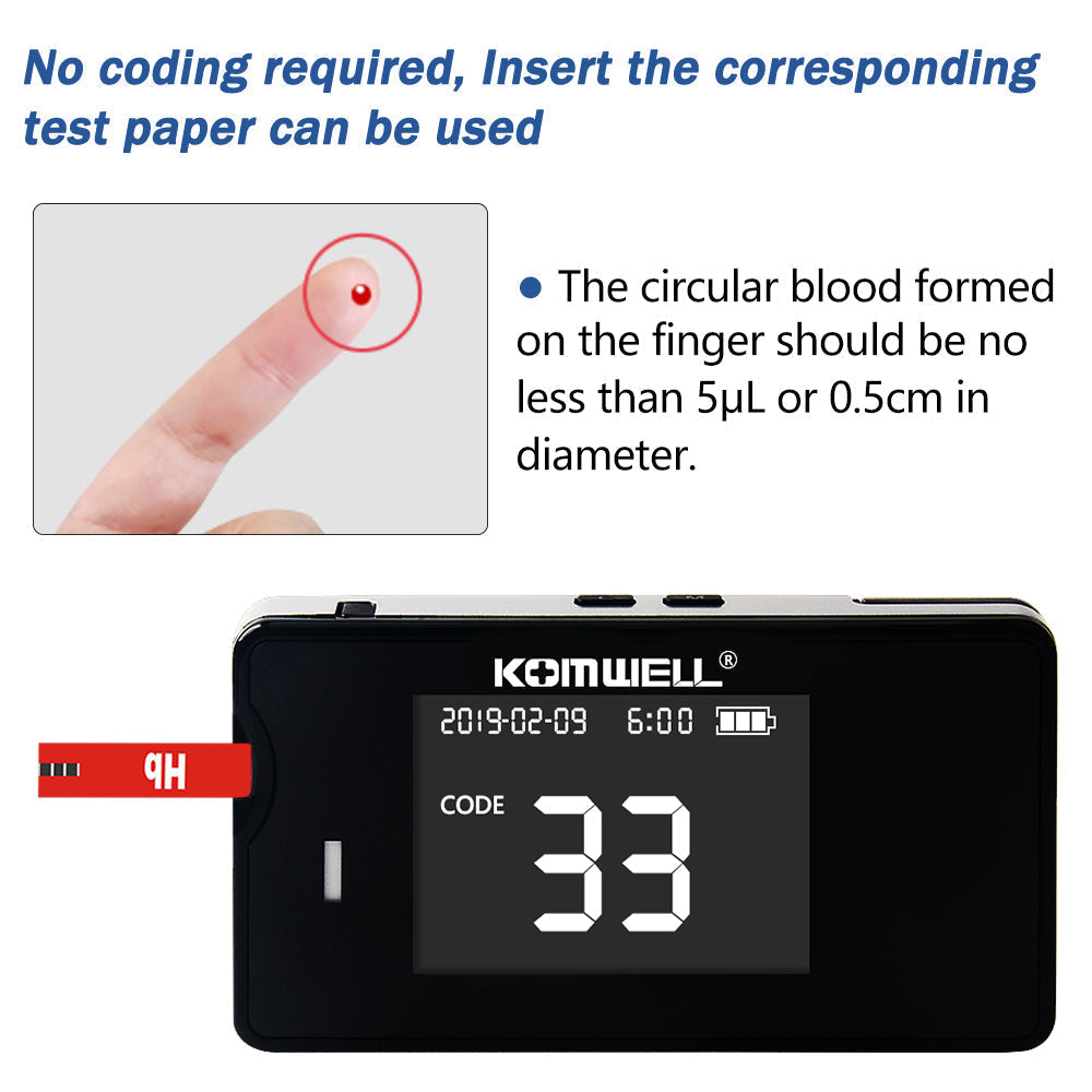 4-in-1-Gesundheitsmonitor für Cholesterin, Glukose, Harnsäure und Hämoglobin