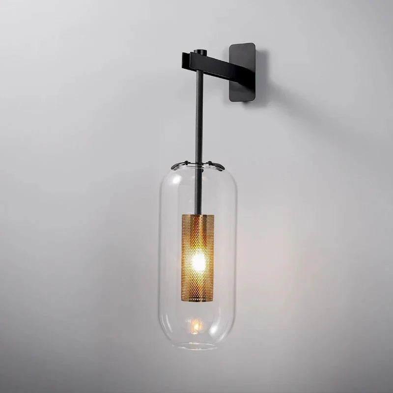 Colección de lámparas de pared Aurore - Una luz E27, pantalla hacia arriba y abajo