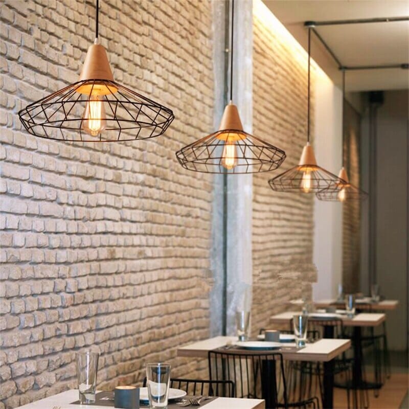 AstraLume Verstellbare Pendelleuchten mit Vintage-Eisen-Finish