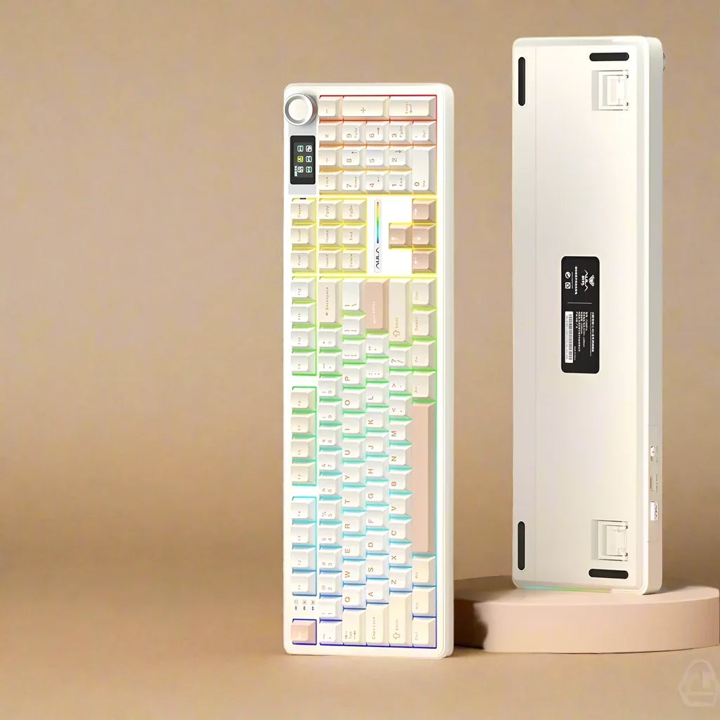 Tastiera meccanica wireless Lynx — Display intelligente, retroilluminazione RGB hot-swap